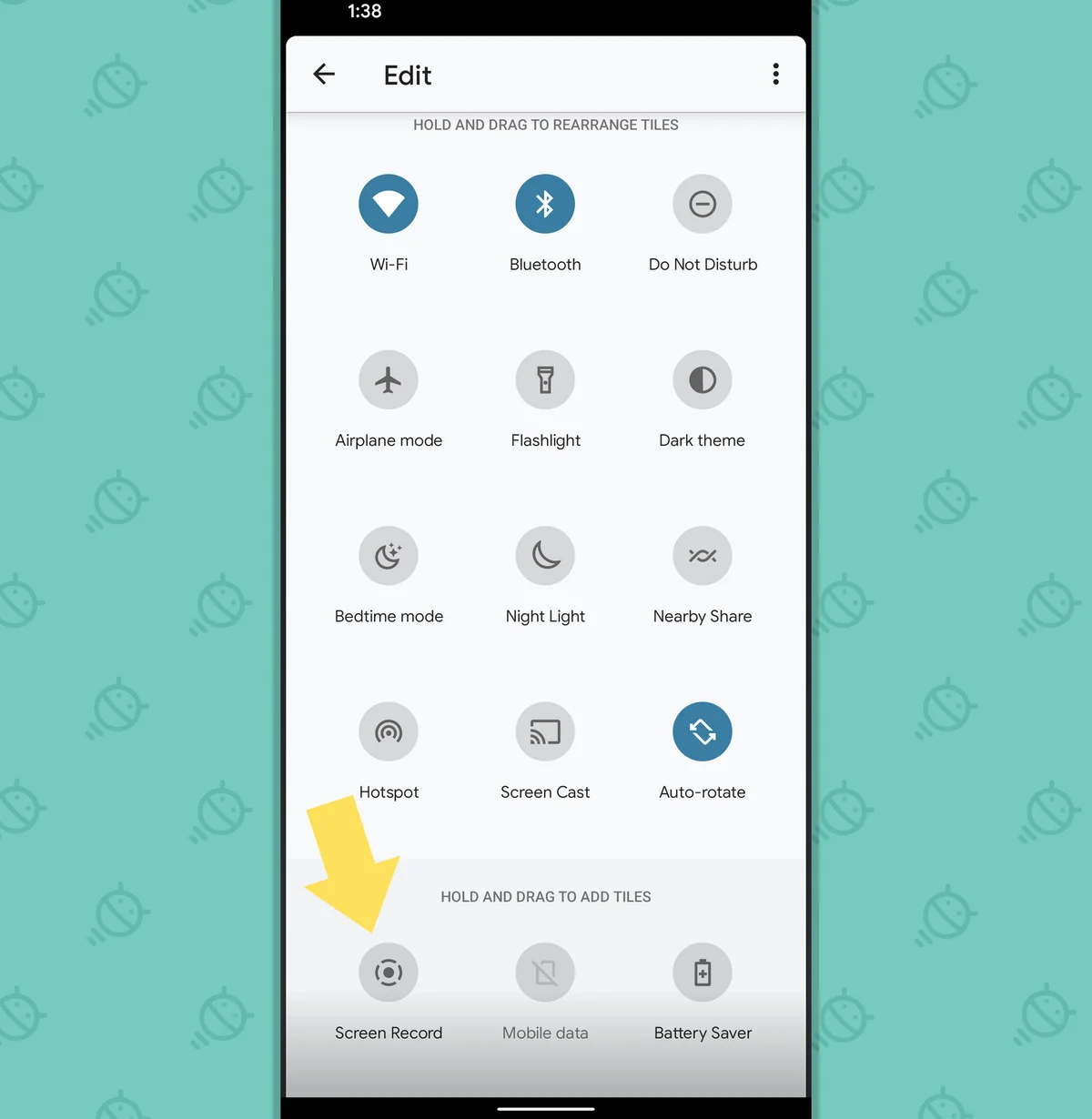 Android 11 Bildschirmaufnahme